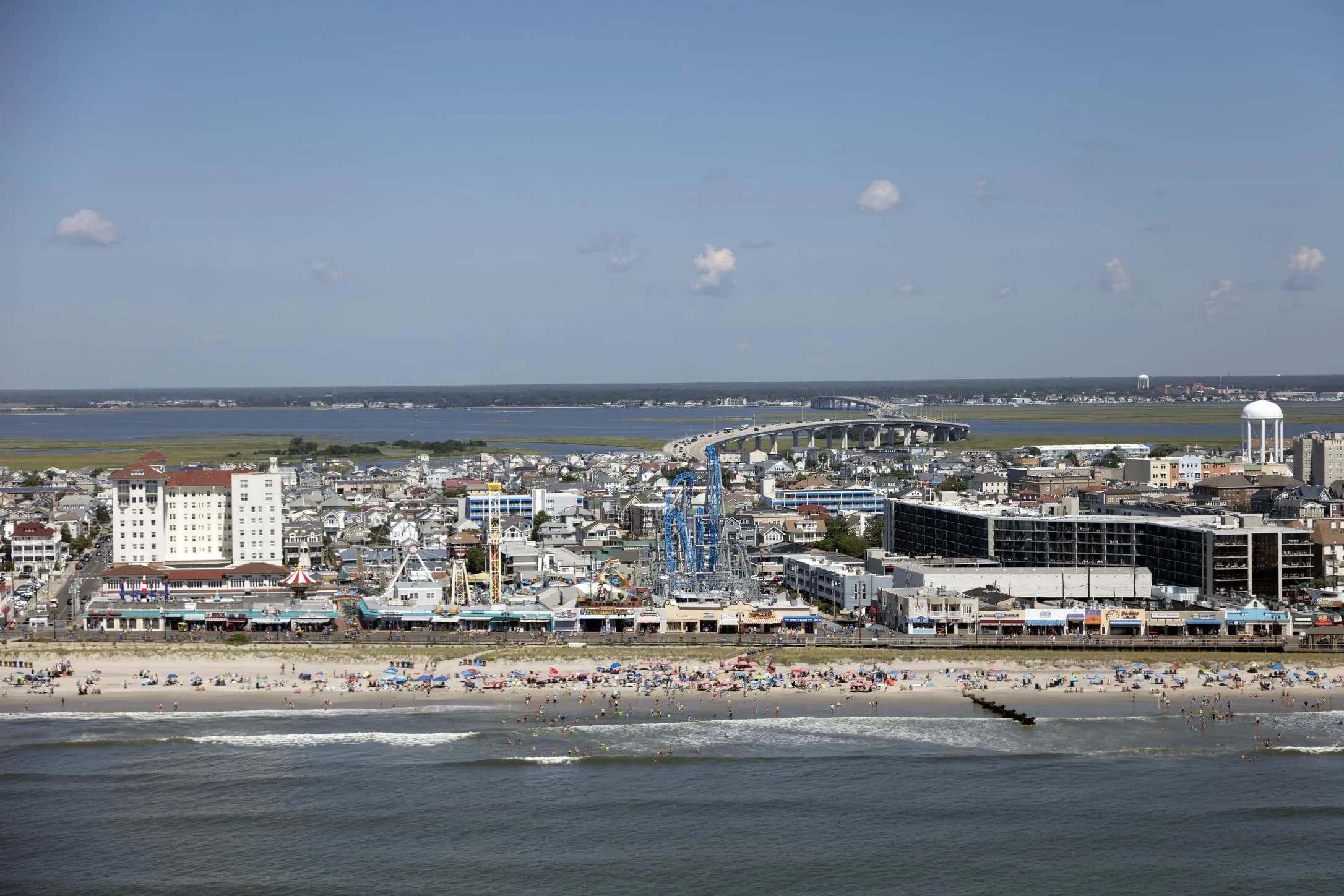 Ocean City beach and boardwalk